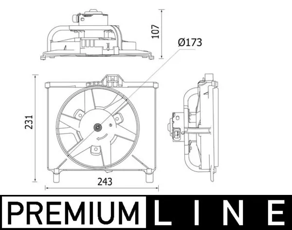 Ventilator, radiator