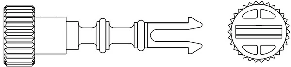 Surub buson radiator