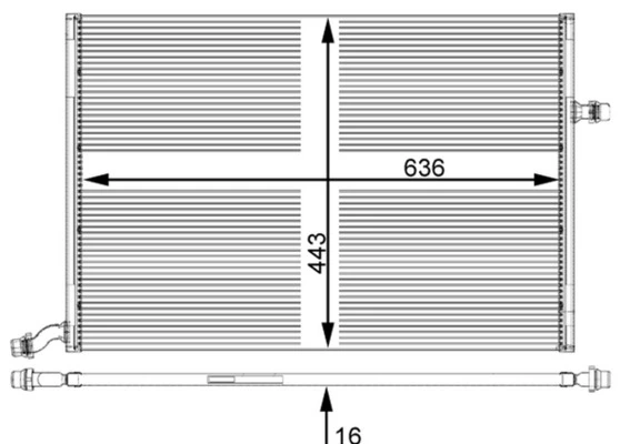 Radiator temperatura scazuta intercooler
