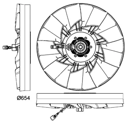 Ventilator radiator racire