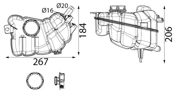 Radiator racire motor