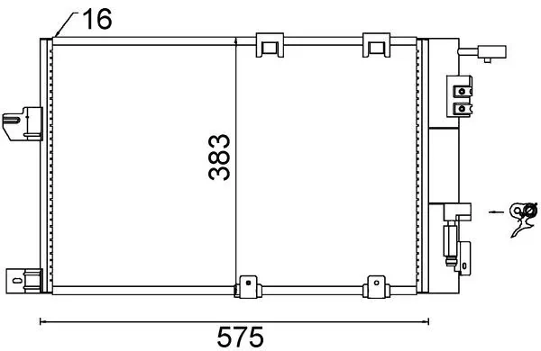 Radiator climatizare