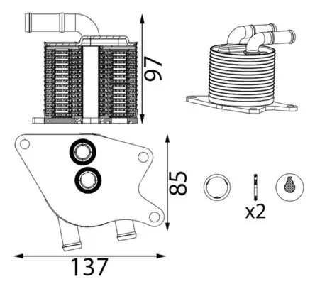 Radiator racire ulei cutie de viteze automata