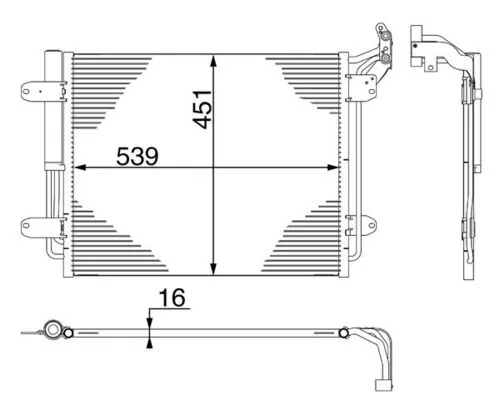 Radiator climatizare