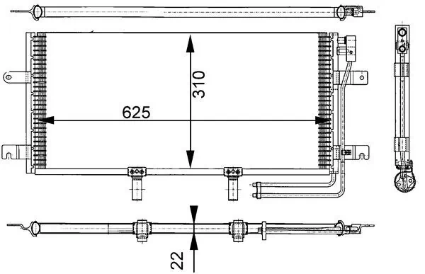 Radiator climatizare