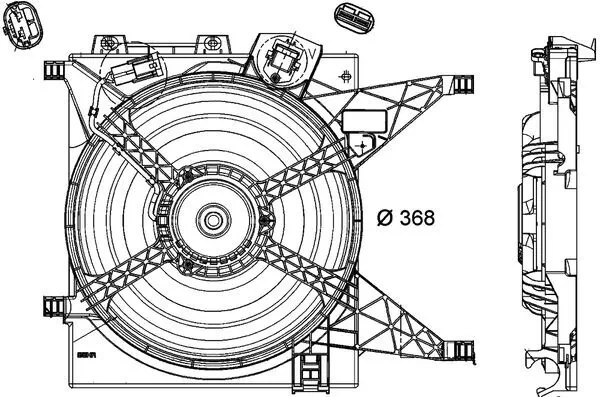 Ventilator radiator racire