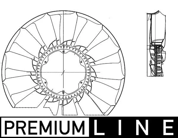Paleta ventilator racire motor
