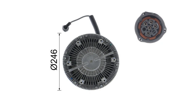 Cupla, ventilator radiator
