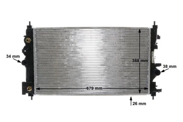 Radiator racire motor