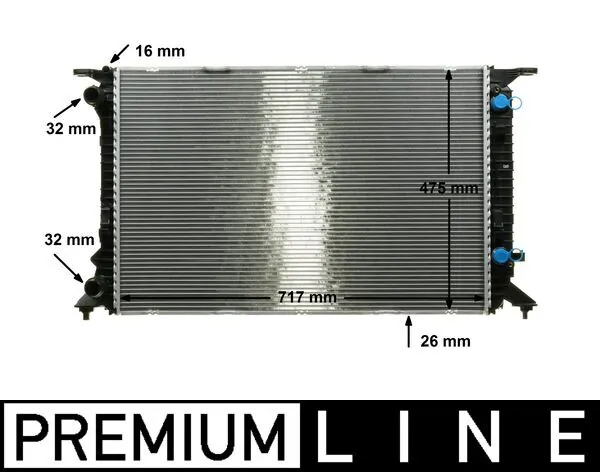 Radiator racire motor