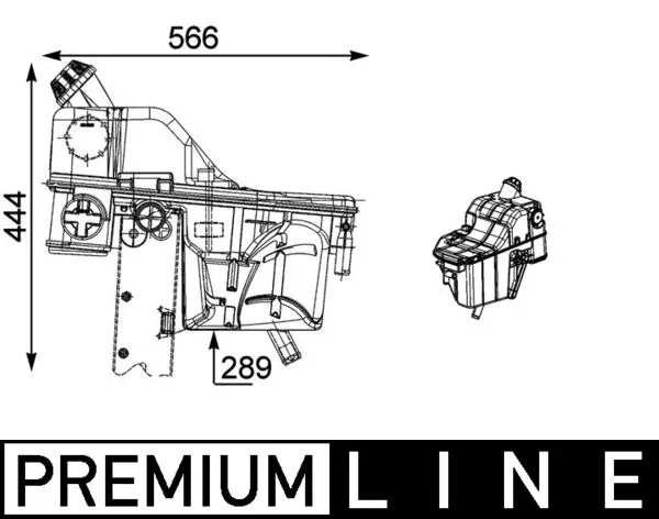 Vas expansiune lichid racire