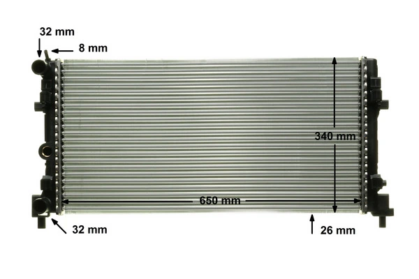 Radiator racire motor