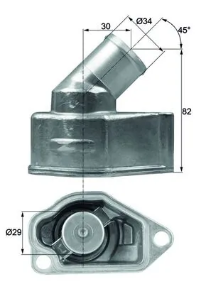 Termostat lichid racire