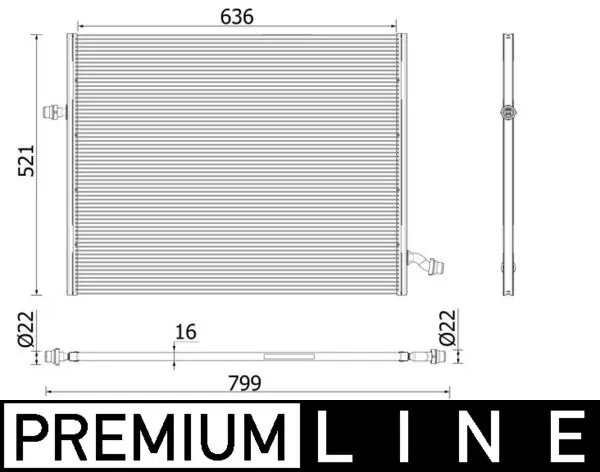Radiator temperatura scazuta intercooler