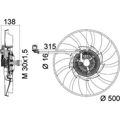 Ventilator radiator racire