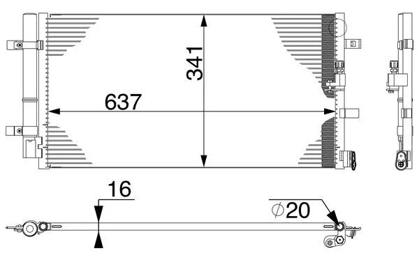 Radiator climatizare