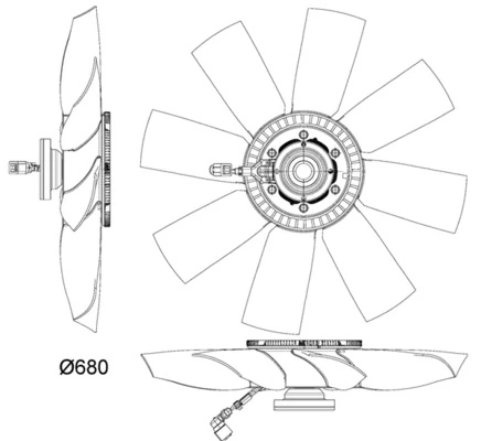 Ventilator radiator racire