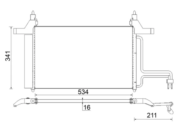 Radiator climatizare