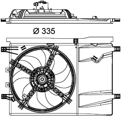 Ventilator radiator racire
