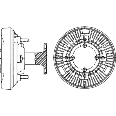 Cupla ventilator radiator