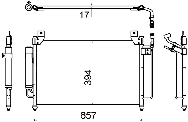 Radiator climatizare