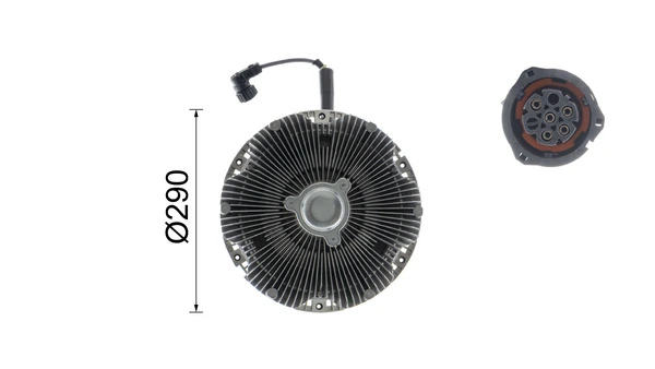 Cupla ventilator radiator