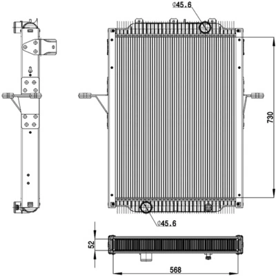Radiator racire motor