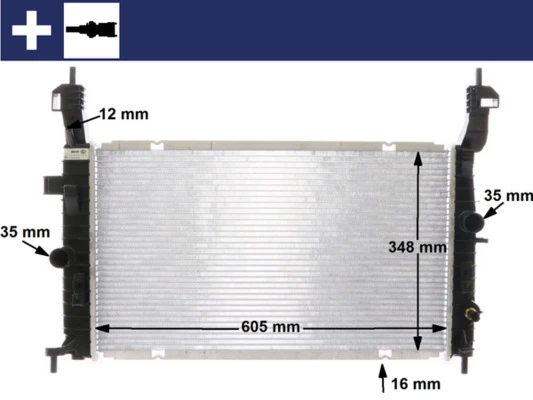 Radiator racire motor
