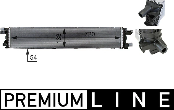 Radiator temperatura scazuta intercooler