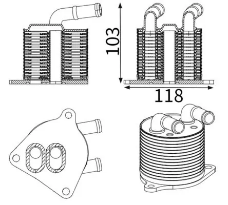 Radiator racire ulei cutie de viteze automata