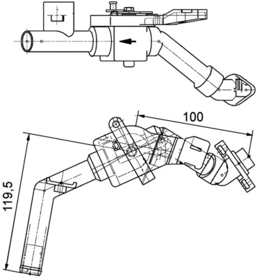 Supapa control agent frigorific