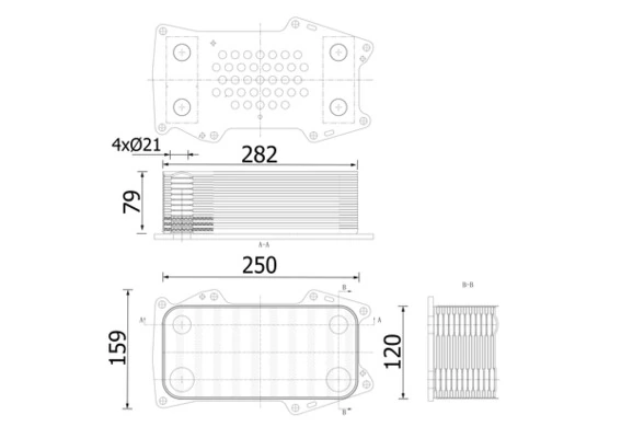 Radiator ulei / termoflot