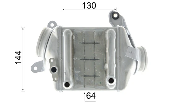 Intercooler, compresor