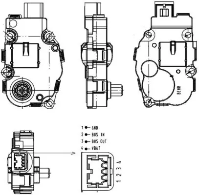 Element de reglare clapeta carburator