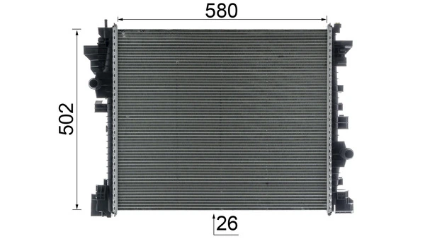 Radiator racire motor