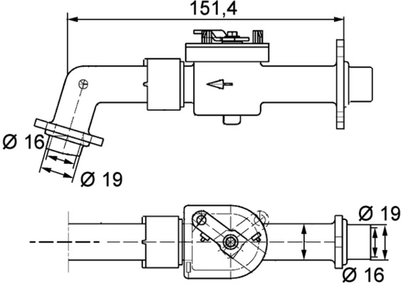 Supapa control agent frigorific
