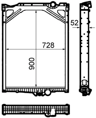 Radiator racire motor