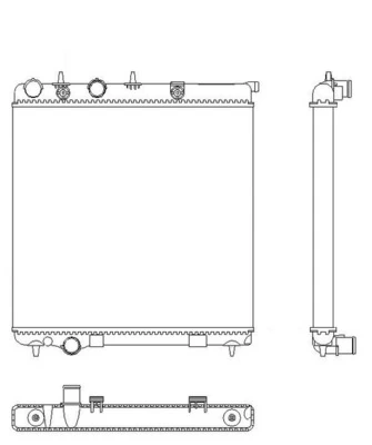 Radiator racire motor