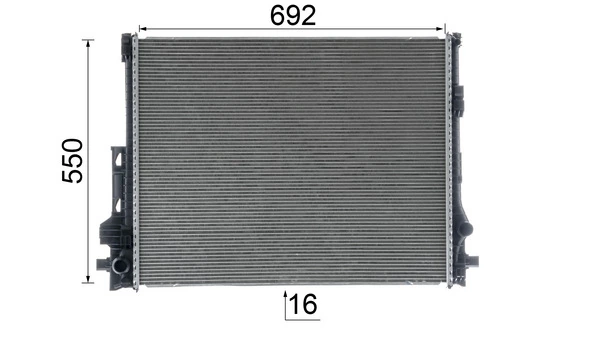 Radiator racire motor