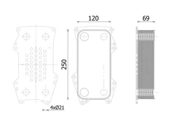 Radiator ulei / termoflot