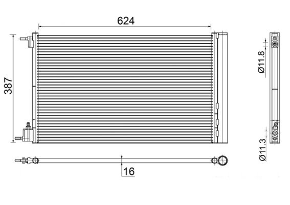 Radiator climatizare