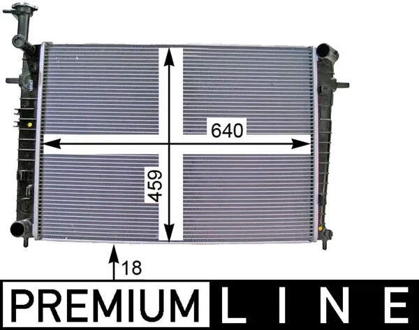 Radiator racire motor