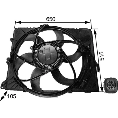 Ventilator radiator racire