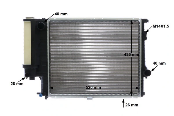 Radiator racire motor