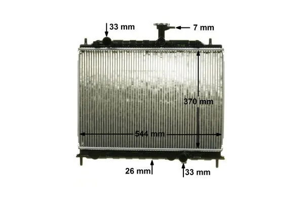 Radiator racire motor