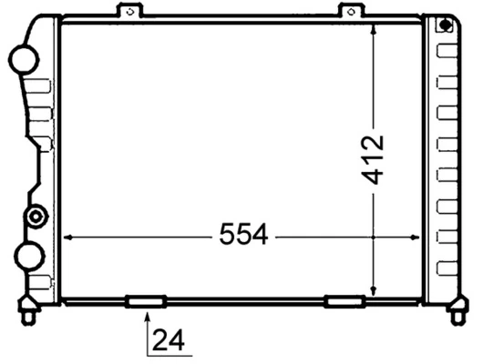 Radiator racire motor