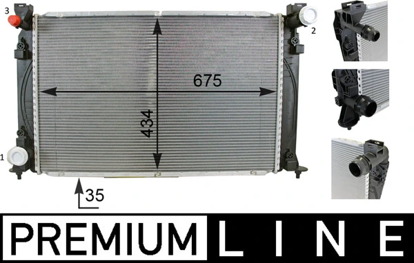 Radiator racire motor