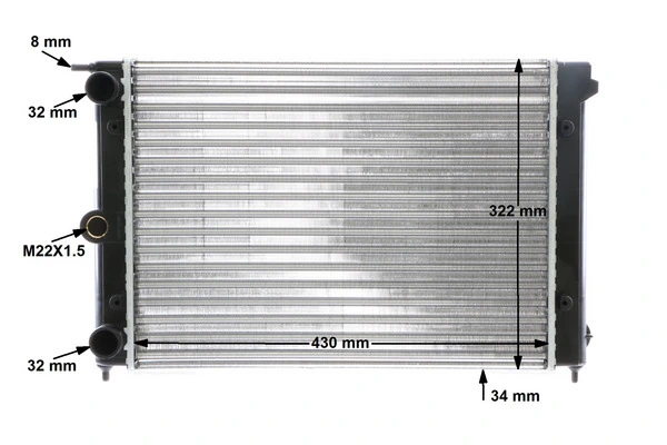 Radiator racire motor