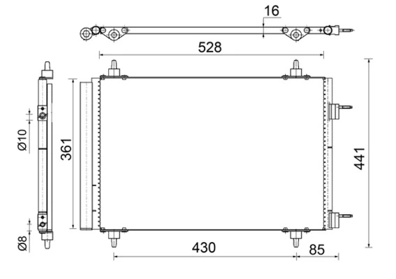Radiator climatizare