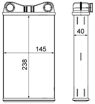 Schimbator caldura incalzire habitaclu
